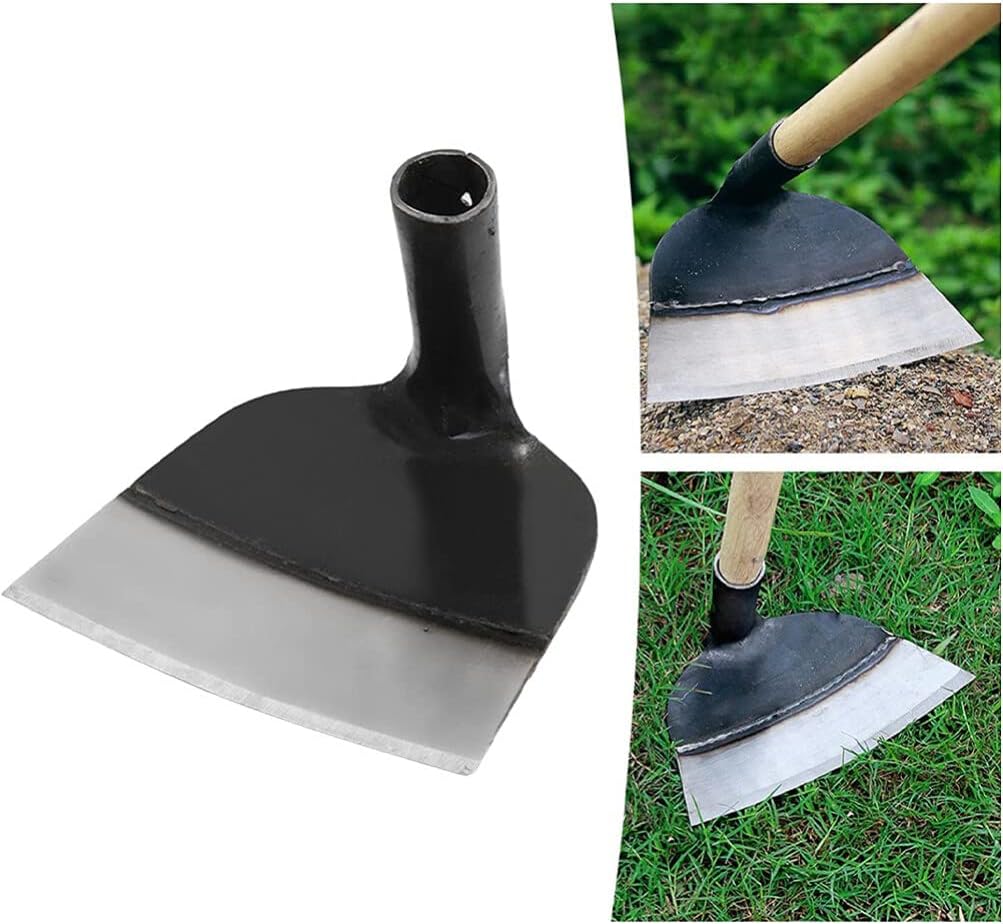 DOITOOL Hand Hoe Head Replacement Hoe Garden Tool Heavy Duty Farm Hoe Gardening Planting Agricultural Tiller Digging Weeding Tool Hoe Head for Agriculture