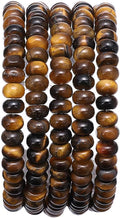 Natural Yellow Tiger Eye Stone Rondelle 4x6mm Loose Semi Gemstone Beads for Jewelry Making 38cm