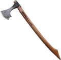Armory Replicas™ Functional Two-Handed Scandinavian Battle Axe - Tempered High Carbon Steel Boar Formation Medieval Viking War Axe