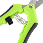 PINGEUI 12 Pack 6.5 Inches Green Micro Tip Pruning Snips, Bud Trimming Scissors with Straight Tip Stainless Steel Blades, Gardening Hand Pruning Shears for Trimming Herb Plants Flowers Bonsai