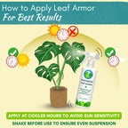 Leaf Armor Spray for Houseplants – Protects Against Fungal Leaf Spots, Bacteria, Pathogens & Yellowing | Natural & Non-Toxic Formula | Ready-to-Use | Made in USA – 8 oz