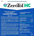 BioSafe Systems ZeroTol HC, Broad Spectrum Algaecide, Bactericide, and Fungicide, Peroxyacetic Acid, Kills Mold, Single 6200-1, 1 Gallon, Case of 4