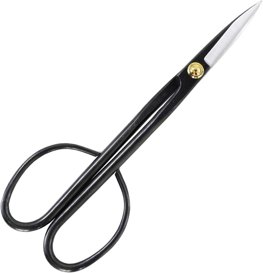 Wazakura Twig Bonsai Scissors Made in Japan 8-1/4inch(210mm), Japanese Bonsai Garden Tools, Hasami Pruning Shears - Long Handle Black