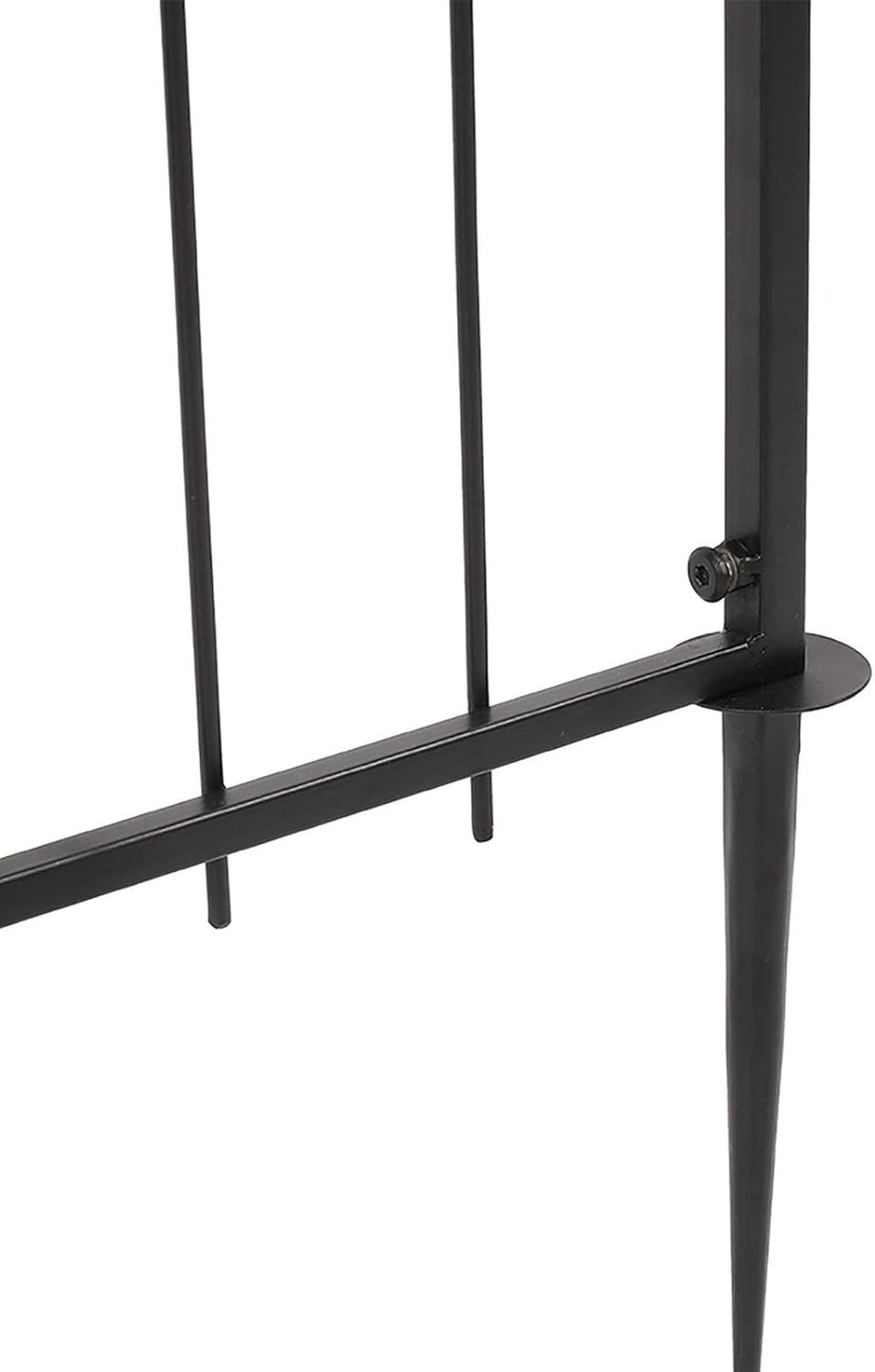 VINGLI Garden Arbor, Arch Archway for Wedding Ceremony Party, Steel Garden Trellis for Plant Climbing, Christmas Decorations Pergola for Backyard, Lawn (Black)