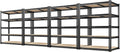 REIBII 72" H Garage Shelving Heavy Duty Shelves for Storage 2000LBS Garage Storage Shelves Adjustable 5 Tier Metal Storage Shelving Unit for Craft Warehouse Pantry Basement 72''*35.5''*11.8'' 4 Pack