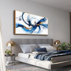 hyidecorart Canvas Prints Minimalism Decor Posters Wall Art For Living Room Large Wall Decor for Bedroom Abstract Painting Wall Artworks Hang Pictures For Office Decoration Wood Framed Hotel Mural