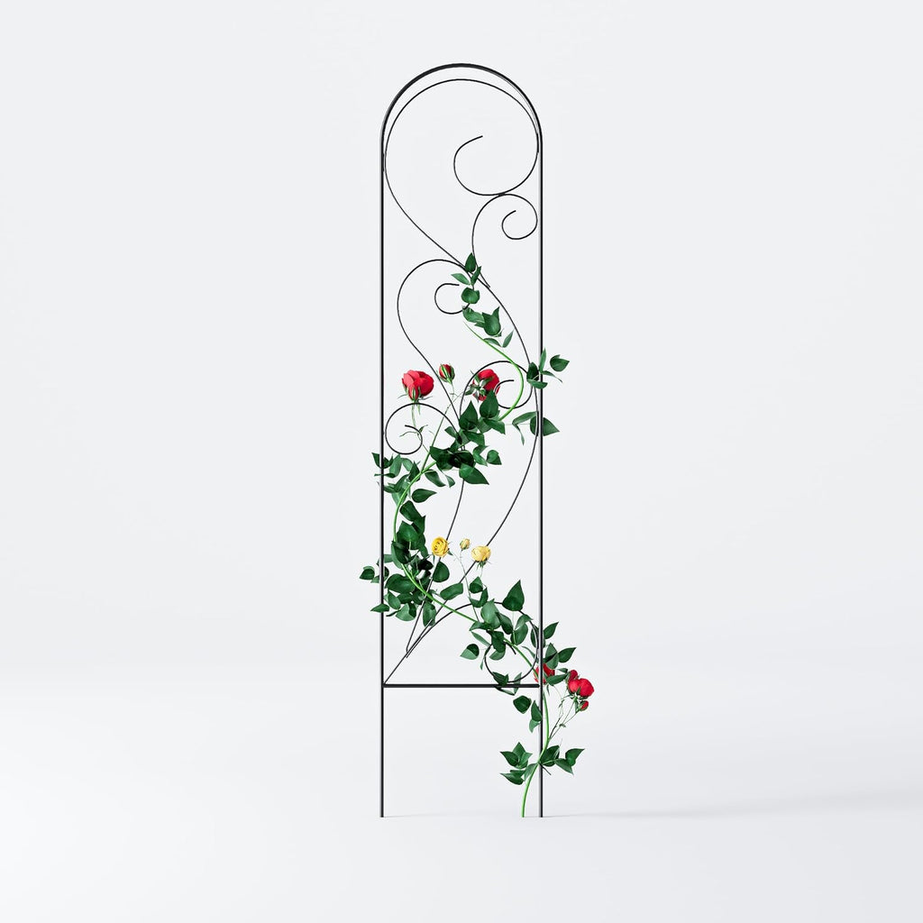 Zhongma 4 Pack 36" Metal Plant Trellis for Potted Plants Climbing,Indoor and Outdoor Fence Plant Support Trellis for Flower and Vagetable