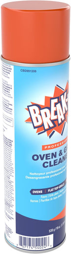 Diversey BREAK-UP CBD991206 Oven and Grill Cleaner, 19oz Aerosol, 6/Carton