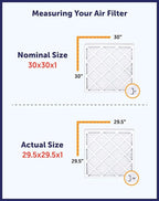 Filter King 39.5x33.5x1 Air Filter | 4-PACK | MERV 8 HVAC Pleated A/C Furnace Filters | MADE IN USA | Actual Size: 39.5 x 33.5 x .75"