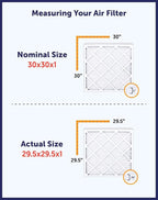 Filter King 20.5x17x1 Air Filter | 4-PACK | MERV 8 HVAC Pleated A/C Furnace Filters | MADE IN USA | Actual Size: 20.5 x 17 x .75"