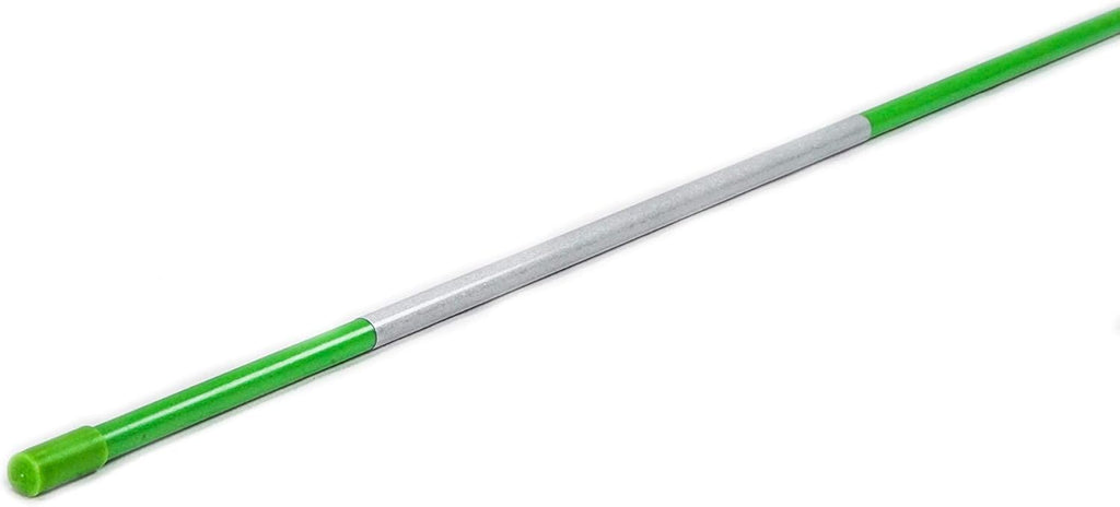 5ft Green Pro Snow Stakes - 60" x 5/16" Driveway Markers, Pointed Tip, Hy Viz Reflective Tape, Armor Cap (Choose Quantity) (300)