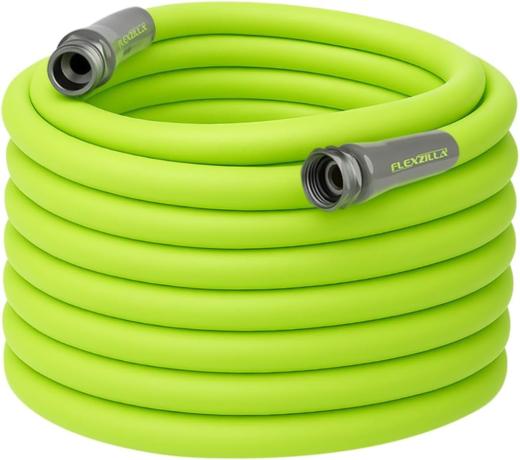 Flexzilla Garden Hose 5/8 in. x 100 ft., Lightweight All-Weather Water Hose, Durable and Flexible, Leak-Free Connections