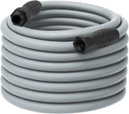 Flexzilla Colors SwivelGrip Garden Hose 5/8 in. x 100 ft., Lightweight All-Weather Water Hose, Durable and Flexible, Leak-Free Connections, Slate Grey