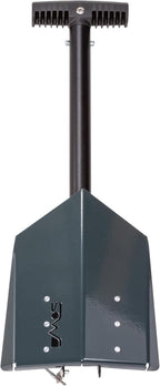 DMOS Delta Shovel - Collapsible Heavy-Duty Steel Folding Shovel for Camping, Overlanding, Survival, Military, Hunting, & Off-Road Use - Agate Grey - Compact