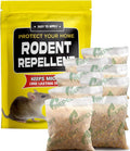 Rodent Repellent Pouches, Mice Repellent Indoor and Outdoor, Rat Repellent for House, Mouse Repellent, Outdoor Rat Deterrent, Extra-Strength 3 Months Protection, Naturally and Safely-8P