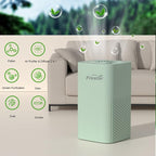 Small Air Purifier and Diffuser 2 in 1 for Office Bedroom Home, Desktop Air Purifier with HEPA Filter for Odor, Dust, Pets, Super Quiet Powered by USB No Adapter (Green)