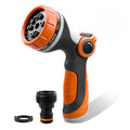 Garden Hose Nozzles,Hose Spray Nozzle with Adjustable 10 Watering Patterns