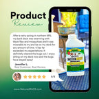 Nature’s MACE Outdoor Pest Repellent Spray – Kills & Repels Multiple Insect Types – Treats Lawns, Shrubs, and Patios – Safe for Family, Pets, and Plants – Essential Oil Formula with Fresh Scent – 40oz