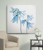 Wexford Home Gorgeous Blue IV Gallery Wrapped Canvas Wall Art, 10x10,