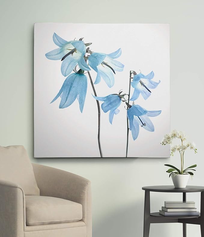 Wexford Home Gorgeous Blue IV Gallery Wrapped Canvas Wall Art, 10x10,