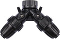 1/2 Inch Drip Irrigation Hose to Faucet Adapter for Drip Irrigation Tubing (.520" ID,.600" – .650" OD), 2 Way Y Water Splitter Connector for 3/4" Inch Garden Hose Spigot Faucet Bib