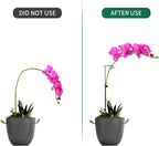 12 Pack Plant Support Stakes with 24 Pcs Plant Clips, Garden Single Stem Support Stake, Plant Cage Support Ring for Indoor Outdoor Flowers Rose Amaryllis Tomatoes Peony Lily Orchid (24 Inch)