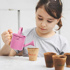 5 Pack Small Metal Watering Can for Kids, Mini Plant Water Pot for Indoor Outdoor Gardening, Cute Toddler Beach Sand Bath Toys with Sprinkler Head, Tiny Succulent Bonsai Cans, 6oz