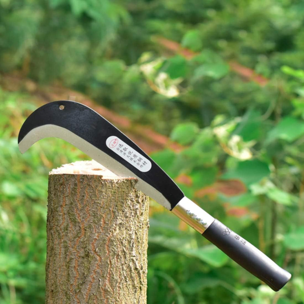 Zelin Machete with Heavy Duty Construction Black Plastic Handle,Ergonomic No-Slip Handle for Gardening, Agriculture, Bushcraft, Hunting and Outdoor