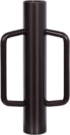 Urban Deco Fence Post Driver with Handle Steel Head Fence Post Driver 16.8 Inch T Post Driver/Rammer Brown Hand Heavy Duty Post Pounder