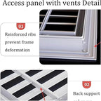 Decorative Return Air Grille Cover, Wall/Ceiling Vent Cover with Adjustable Design, Durables & Easy-to-Install for Home & Office, Cold Air Return Vent Cover(16x24in (41x61cm))