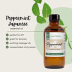 GreenHealth Japanese Peppermint Essential Oil - 128 fl oz (1 Gallon) - 100% Pure & Natural Mentha Arvensis Oil - Bulk Size for Diffusers, Cleaning, Candles, Aromatherapy & DIY Use