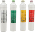 Watts Premier RO Pure Plus 4-Pack Filtration Kit for 4 Stage Pure Plus/Zero Pure Plus Reverse Osmosis System, Push Button Water Filter Replacement, Sediment Filter, Carbon Pre-Filter, VOC, Membrane