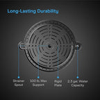AC Infinity Self-Watering Fabric Pot Base XL, 4-Pack Auto-Irrigation Water Delivery System with Reservoir Meter, Extra Large Elevated Plant Saucers for Indoor Grow Tents, Greenhouses, Outdoor Gardens
