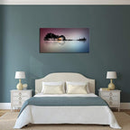 DZL Art A72650 Guitar Wall Art Canvas prints for bedroom living room bathroom Wall Decor kitchen artwork Guitar Island Canvas Prints Man Cave Music Lover Gift