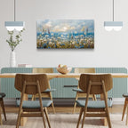 Canvas Wall Art for Living Room Wall Decor for Bedroom Office Modern Hotel Wall Decorations White Flower Landscape Paintings Farmhouse Pictures Artwork Room Aesthetic Home Decor 40x20