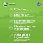 Mosquito Magician Indoor and Outdoor Spray - Use for Carpet, Furniture, Bedding, Couches & Pets – Plant-Sourced with Essential Oil – Cedarwood, 32 OZ