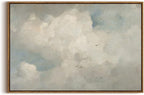 InSimSea Framed Canvas Wall Art Vintage Decor, Home Decor Classical Oil Paintings Sky Cloud Birds Prints, Vintage Landscape Large Wall Art for Living Room Bedroom Bathroom Office Decor, 20"x30"