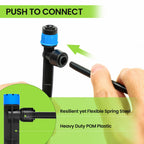Bonviee Drip Irrigation System Kit for Garden Watering, 230FT Quick Connect