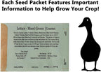 Flower & Vegetable Seed Set - 22 Varieties of Non-GMO Heirloom Premium Seeds for Planting - Brussel Sprouts, Cantaloupe, Peppers, Marigolds, and More