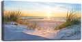 Canvas Wall Art For Living Room Super Large Size Wall Decor For Office Canvas Art Framed Pictures Artwork Blue Sun Beach Grass Ocean Landscape Paintings Bedroom Decor Seascape Draw Home Decorations
