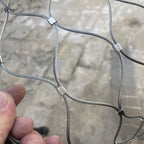 Stainless Steel Garden Netting 12 Gauge 40"X80" Deer Wire Fence -3" Mesh- Safety Netting Animal Barrier Fence Poultry Netting