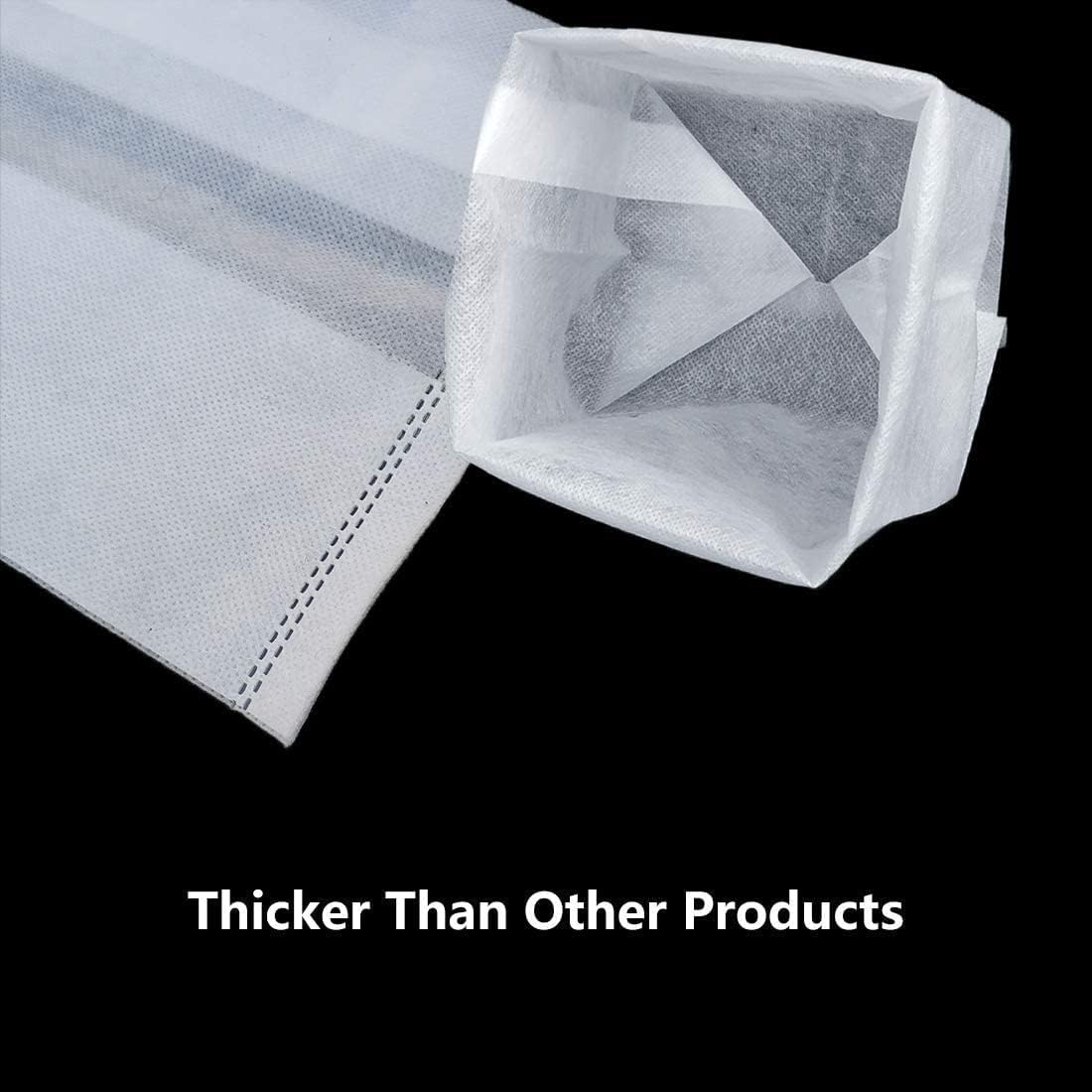100Pcs Nursery Growing Bags, Non-Woven Fabric Seedlings Grow Bag for High Seedling Survival Rate, Flower Seed Packets Starter (8.2"x7.1")