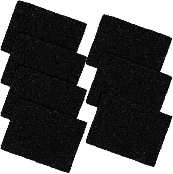 Compost Bin Odor Filters for Food Compatible with Joseph Compost Bin Waste Caddy Replacement Rectangle Activated Carbon Filters for Indoor Kitchen Compost Bucket (Pack of 7)
