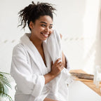 MINCHI 4 Piece Oversize Bath Towels Set, Oversized Ultra Soft Absorbent Bathroom Towel for Home and Hotel Shower Towel,35” x 70” Large Bath Sheet 600 GSM, Navy Blue