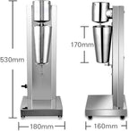 DYRABREST 650ML Commercial Electric Milk Shaker Maker Drink Smoothie Blender