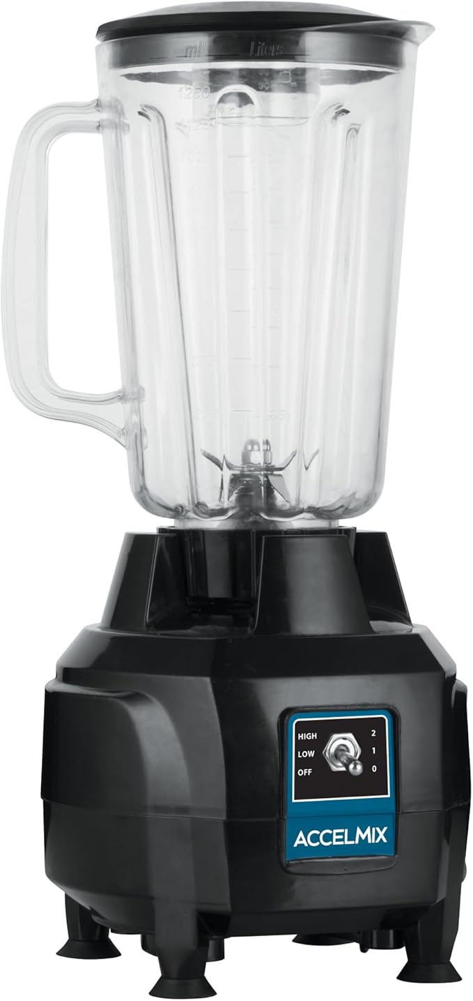 Winco 44 Ounce Commercial Blender with High-Performance 1/2 HP Motor