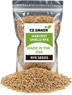 Rye Grain Seeds – 15 lbs – Open-Pollinated Cover Crop and Forage Mix for Soil Improvement, Erosion Control, and Deer Food Plots