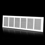 30x6 Return Air Grille(Duct Opening Size),Air Return Vent Cover,Flat Vent Cover,Rejillas De Aire Acondicionado para Casa,Return Air Grilles,Outer Dimensions:31.75"Wx7.75"H(30"W x 6"H, Duct Opening)