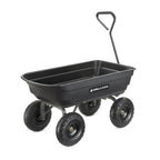 Gorilla Carts Heavy-Duty Poly Garden Dump Cart, 4 Cu Ft, 600 lb Capacity