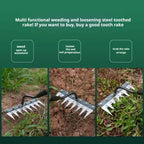 Gardenia Iron Weeding Rake, 2025 Gardenia Iron Weeding rake, Ironrake The Heavy-Duty Irons Weedings Rakes,Irons Rakes for Gardening and Weedings (5 Teeth) (8 Teeth)